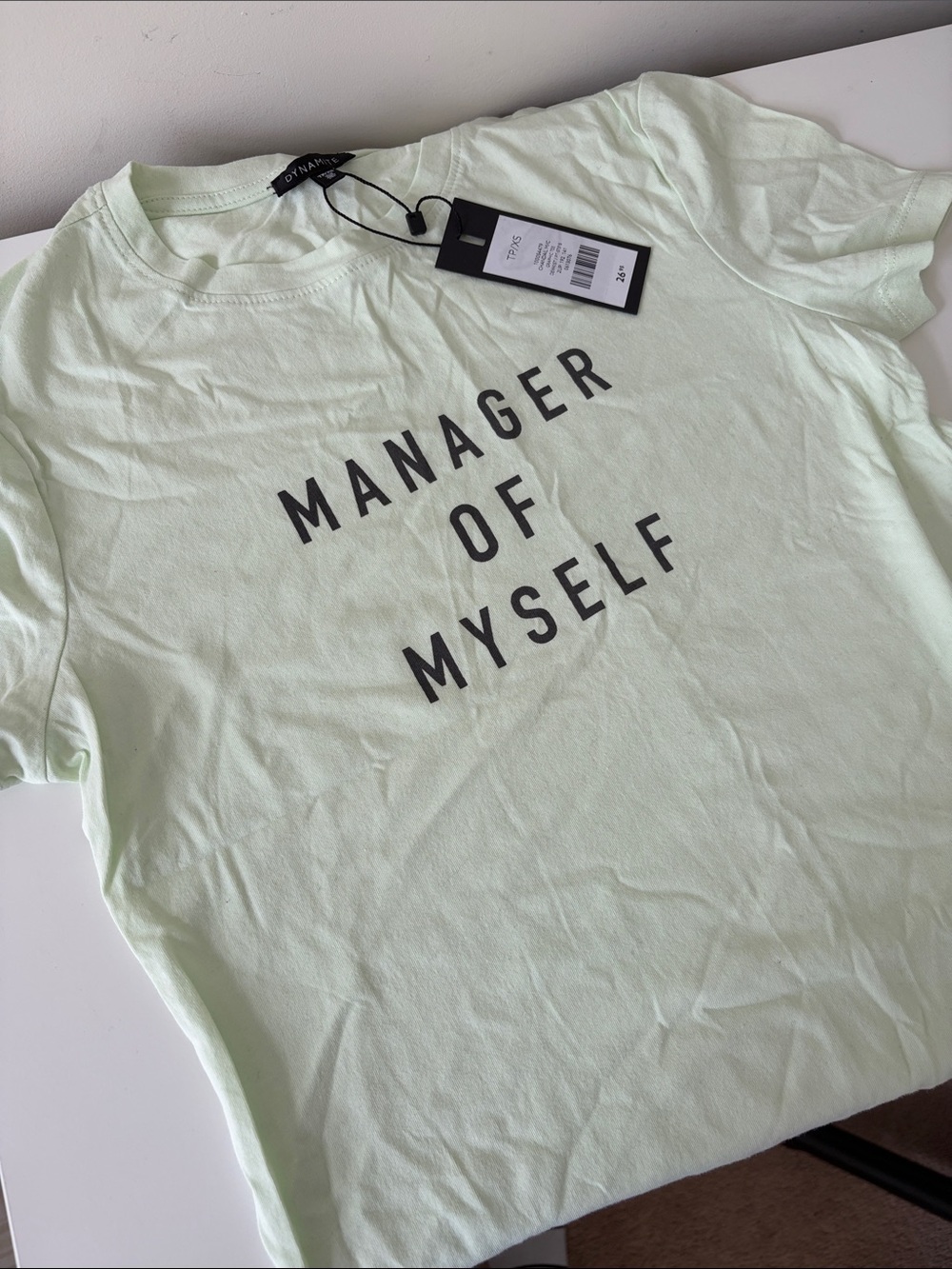 Dynamite Mint Green 'Manager of Myself' Graphic Tee
